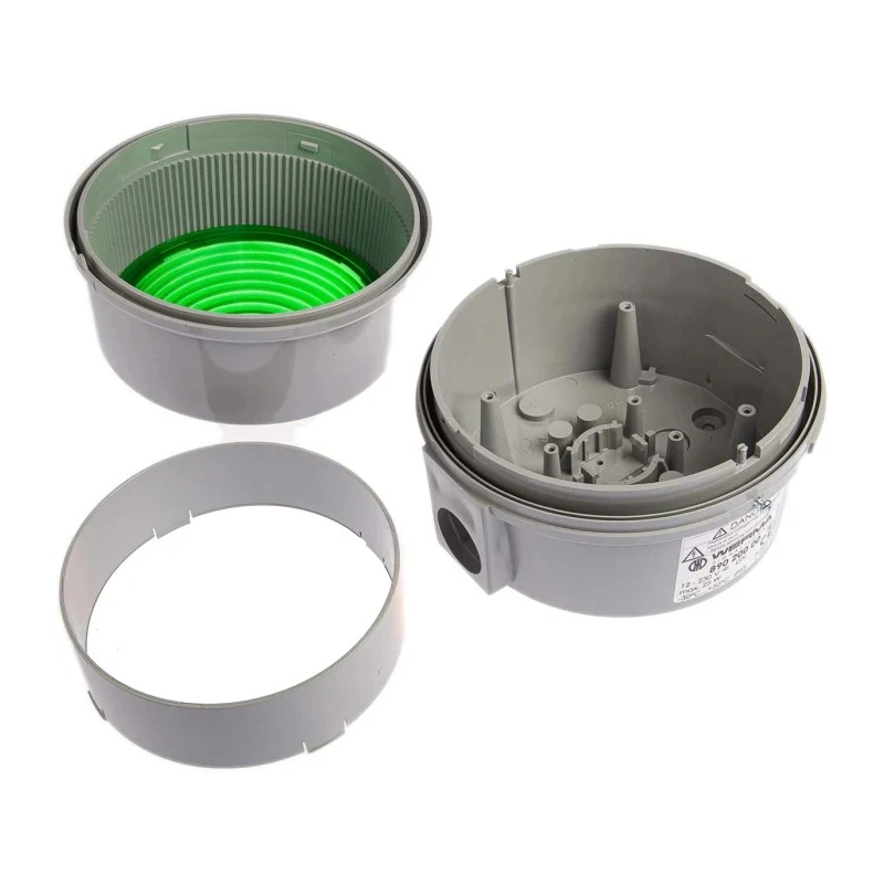 Werma BWM 890 Series Green Beacon 250V AC/DC Steady Surface Mount Incandescent Bulb IP65 