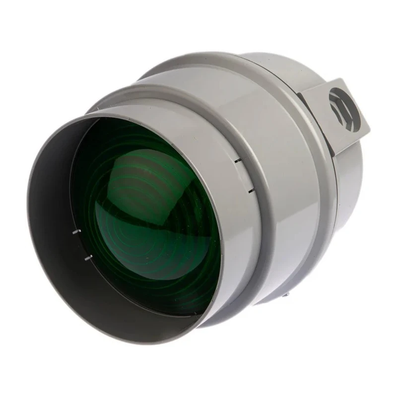 Werma BWM 890 Series Green Beacon 250V AC/DC Steady Surface Mount Incandescent Bulb IP65 