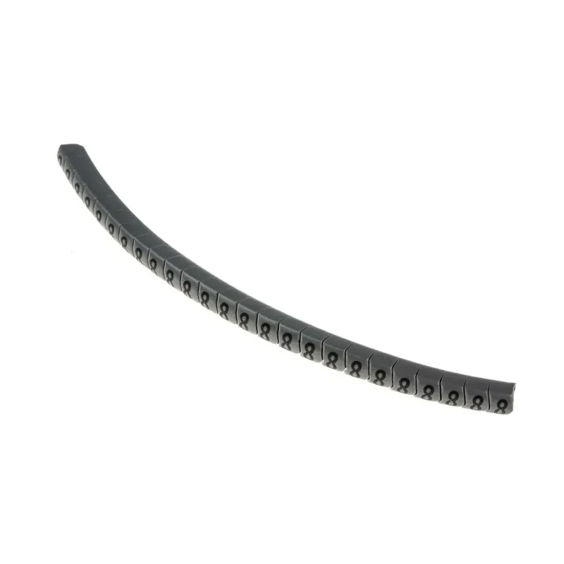 HellermannTyton Helagrip Slide-On Cable Marker Black Pre-Printed 8 for 2-5 mm Cable 901-10364
