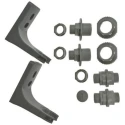 Werma Incandescent Grey 3 High Mounting Bracket for use with 190, 890 Traffic Light Beacons 975.890.35