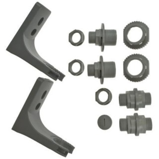 Werma Incandescent Grey 3 High Mounting Bracket for use with 190, 890 Traffic Light Beacons 975.890.35
