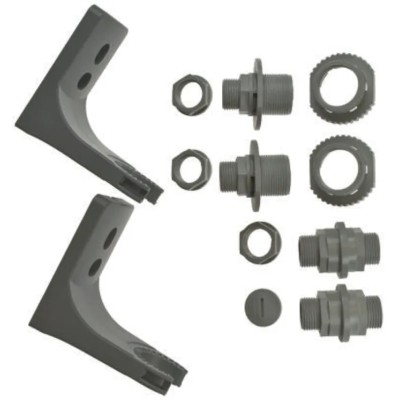 Werma Incandescent Grey 3 High Mounting Bracket for use with 190, 890 Traffic Light Beacons 975.890.35