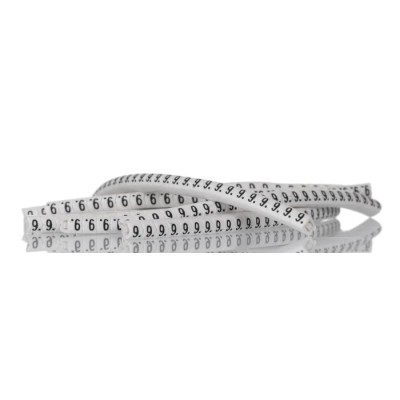 HellermannTyton Helagrip Slide-On Cable Marker Black Pre-Printed Legend 9 for 2-5 mm Cable Diameter 901-10365