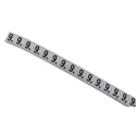 HellermannTyton Helagrip Slide-On Cable Marker Black Pre-Printed Legend 9 for 2-5 mm Cable Diameter 901-10365