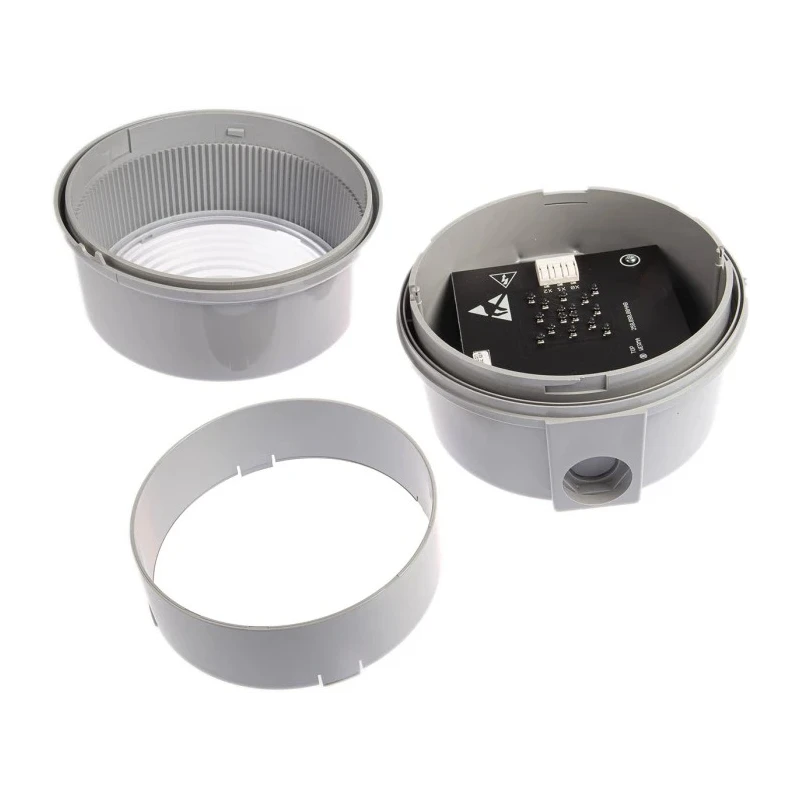 Werma BWM 890 Series Red Steady LED Beacon 230V AC Surface Mount IP65 890.120.68