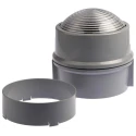 Werma BWM 890 Series Red Steady LED Beacon 230V AC Surface Mount IP65 890.120.68