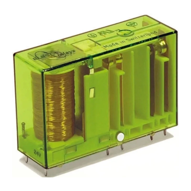 Elesta PCB Force Guided Relay 24V DC Coil Voltage 4-Pole 3 NO/1 NC SIR 312P 24VDC