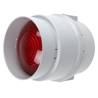 Werma BWM 890 Series Red Beacon 240V AC/DC Steady Surface Mount, Incandescent Bulb, IP65 IP65