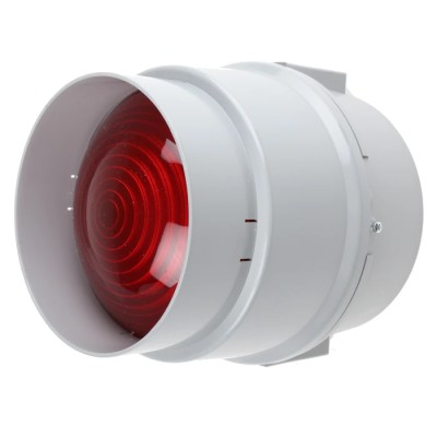 Werma BWM 890 Series Red Beacon 240V AC/DC Steady Surface Mount, Incandescent Bulb, IP65 IP65