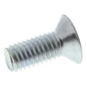 RS PRO Pozidriv Countersunk Steel Machine Screw 12 mm M5 553-469