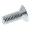 RS PRO Pozidriv Countersunk Steel Machine Screw 12 mm M5 553-469