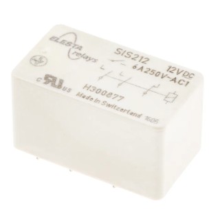 Elesta PCB Force Guided Relay 12V dc Coil Voltage SIS 212 12VDC