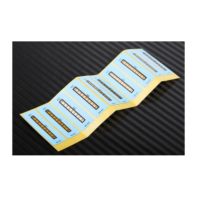 RS PRO Temperature Sensitive Label 204 °C to 260 °C, 8 Levels, Vertical, Non-Reversible 555-437