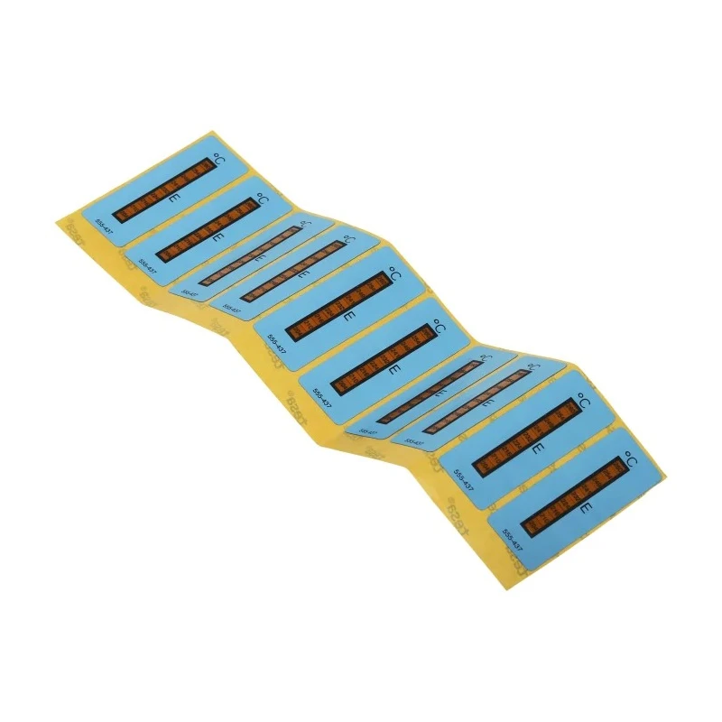 RS PRO Temperature Sensitive Label 204 °C to 260 °C, 8 Levels, Vertical, Non-Reversible 555-437