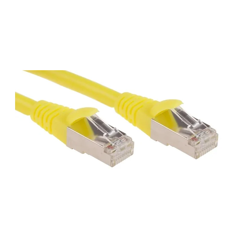 RS PRO Cat6 Ethernet Cable, 3 m, Yellow RJ45 Male to RJ45 Male, F/UTP Low Smoke Zero Halogen 556-253