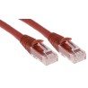 RS PRO Cat6 Ethernet Cable 3m Red RJ45 Male to RJ45 Male U/UTP Low Smoke Zero Halogen 556-336