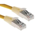 RS PRO Cat5e Ethernet Cable 5 m Yellow RJ45 Male to RJ45 Male F/UTP PVC 556-297