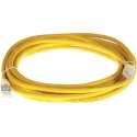 RS PRO Cat5e Ethernet Cable 5 m Yellow RJ45 Male to RJ45 Male F/UTP PVC 556-297