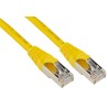 RS PRO Cat5e Ethernet Cable 3 m Yellow RJ45 Male to RJ45 Male F/UTP PVC 556-257
