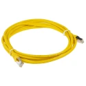 RS PRO Cat5e Ethernet Cable 3 m Yellow RJ45 Male to RJ45 Male F/UTP PVC 556-257