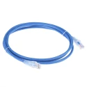 RS PRO Cat5e Ethernet Cable 2 m Blue RJ45 Male to RJ45 Male U/UTP PVC 556-471