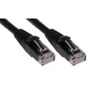 RS PRO Cat6 Ethernet Cable 3 m Black RJ45 Male to RJ45 Male U/UTP PVC 556-588