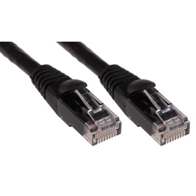 RS PRO Cat6 Ethernet Cable 3 m Black RJ45 Male to RJ45 Male U/UTP PVC 556-588