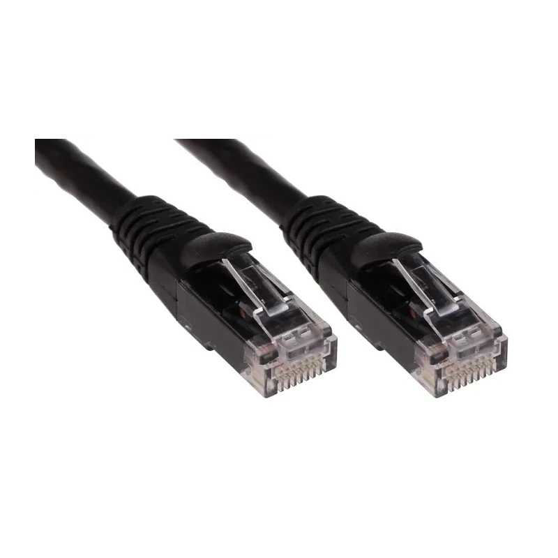 RS PRO Cat6 Ethernet Cable 3 m Black RJ45 Male to RJ45 Male U/UTP PVC 556-588