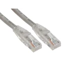 RS PRO Cat6 Ethernet Cable 0.5 m Grey RJ45 Male to RJ45 Male U/UTP PVC 556-590