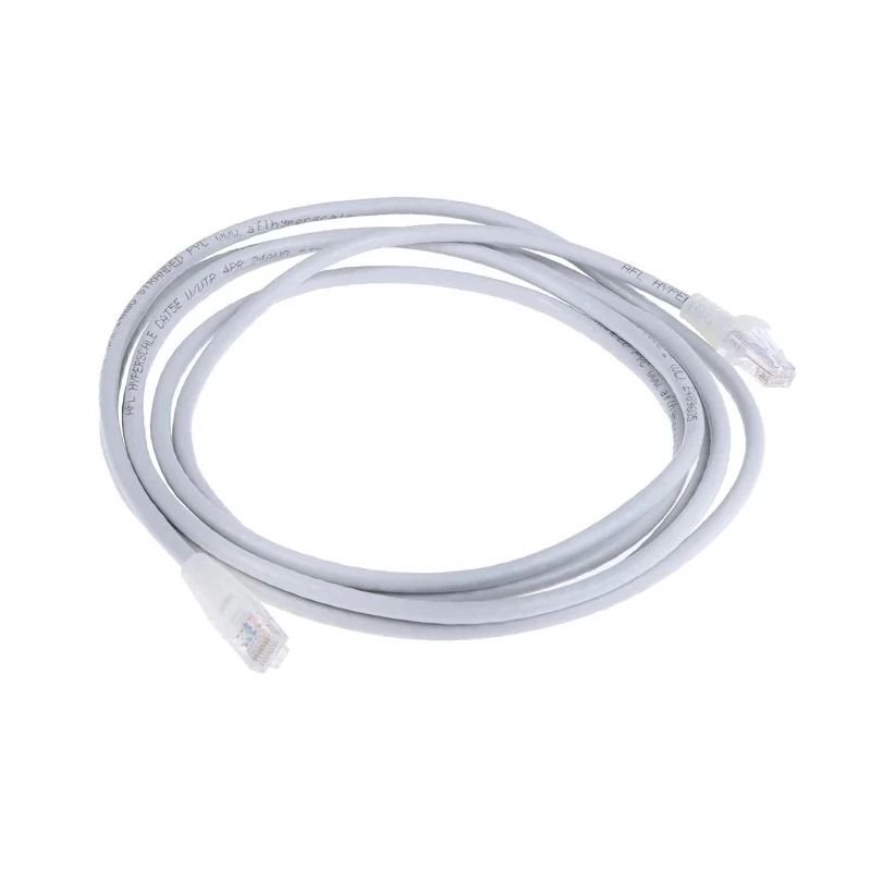 RS PRO Cat5e Ethernet Cable 3 m Grey RJ45 Male to RJ45 Male U/UTP PVC 556-667