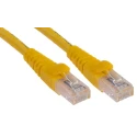 RS PRO Cat6 Ethernet Cable RJ45 Male to RJ45 Male, 1 m, Yellow, Unshielded PVC 556-629
