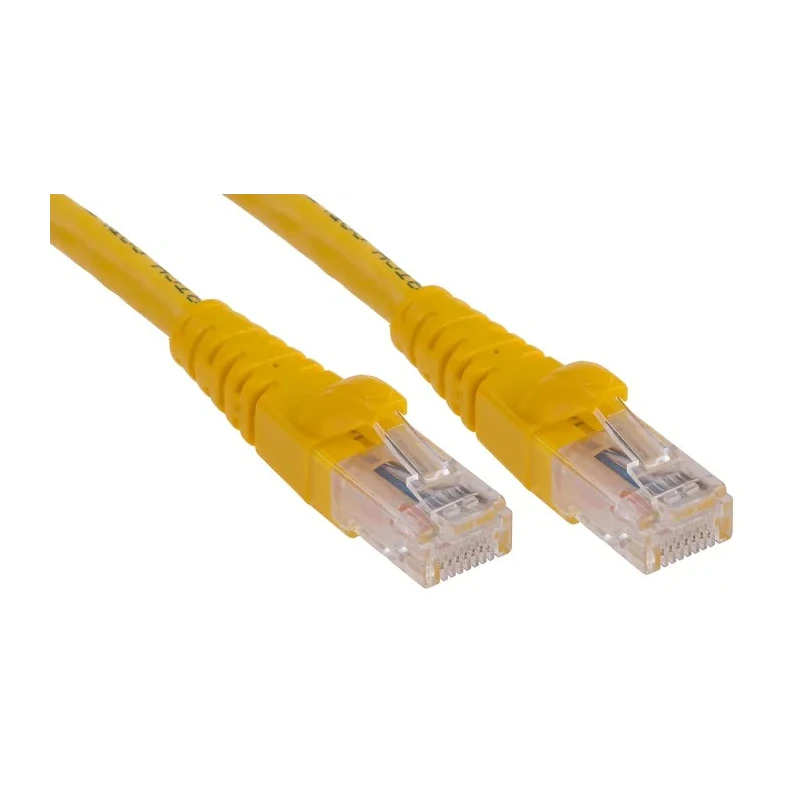 RS PRO Cat6 Ethernet Cable RJ45 Male to RJ45 Male, 1 m, Yellow, Unshielded PVC 556-629