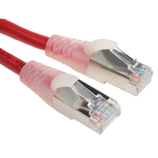 RS PRO Cat5e Ethernet Cable 10 m Red RJ45 Male to RJ45 Male F/UTP PVC 556-742