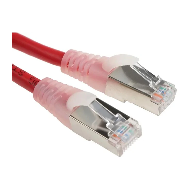 RS PRO Cat5e Ethernet Cable 10 m Red RJ45 Male to RJ45 Male F/UTP PVC 556-742