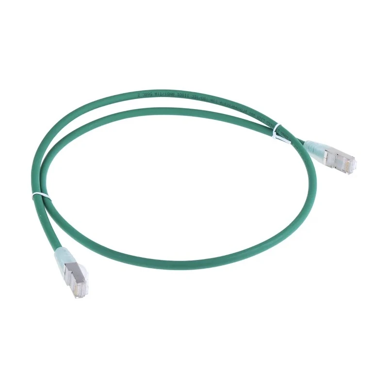 RS PRO Cat6 Ethernet Cable 1 m Green RJ45 Male to RJ45 Male F/UTP Low Smoke Zero Halogen 556-752