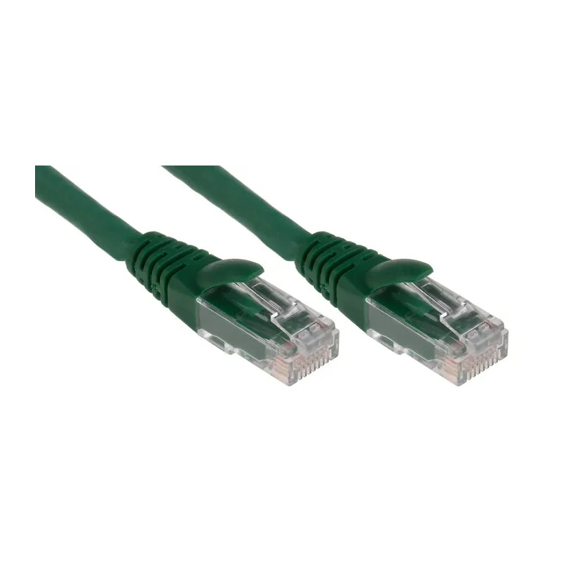 RS PRO Cat6 Ethernet Cable 3 m Green RJ45 Male to RJ45 Male U/UTP Low Smoke Zero Halogen 556-786