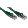 RS PRO Cat6 Ethernet Cable 3 m Green RJ45 Male to RJ45 Male U/UTP Low Smoke Zero Halogen 556-786