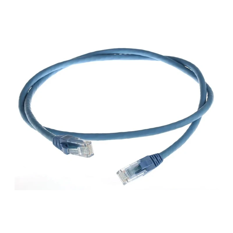 RS PRO Cat6 Ethernet Cable, 1 m, Blue RJ45 Male to RJ45 Male U/UTP Low Smoke Zero Halogen 556-792
