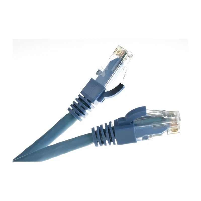 RS PRO Cat6 Ethernet Cable, 1 m, Blue RJ45 Male to RJ45 Male U/UTP Low Smoke Zero Halogen 556-792