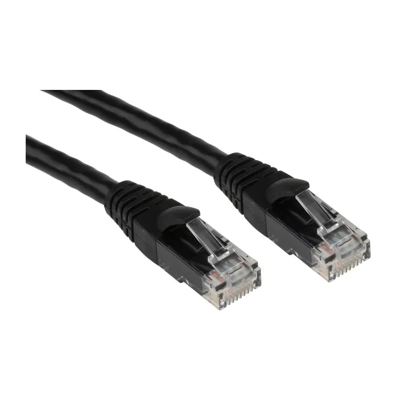 RS PRO Cat6 Ethernet Cable 5 m Black RJ45 Male to RJ45 Male U/UTP PVC 556-904