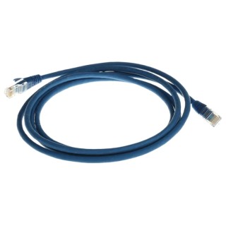 RS PRO Cat5e Ethernet Cable 2 m Blue RJ45 Male to RJ45 Male U/UTP Low Smoke Zero Halogen 556-944