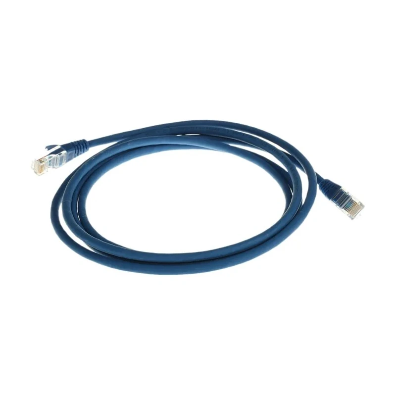 RS PRO Cat5e Ethernet Cable 2 m Blue RJ45 Male to RJ45 Male U/UTP Low Smoke Zero Halogen 556-944