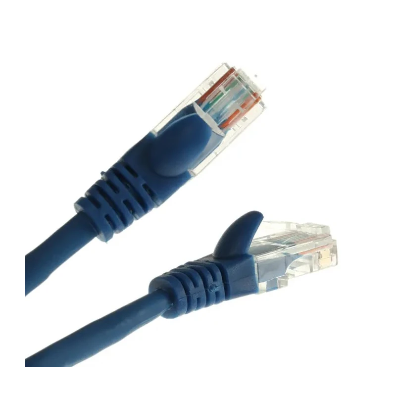 RS PRO Cat5e Ethernet Cable 2 m Blue RJ45 Male to RJ45 Male U/UTP Low Smoke Zero Halogen 556-944