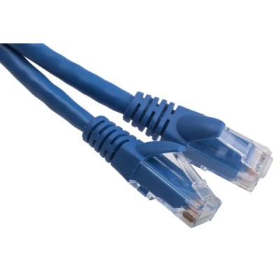 RS PRO Cat6 Ethernet Cable 0.5 m Blue RJ45 Male to RJ45 Male U/UTP PVC 556-948
