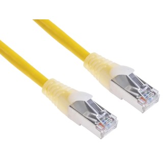 RS PRO Cat5e Ethernet Cable 10 m Yellow RJ45 Male to RJ45 Male F/UTP PVC 556-994