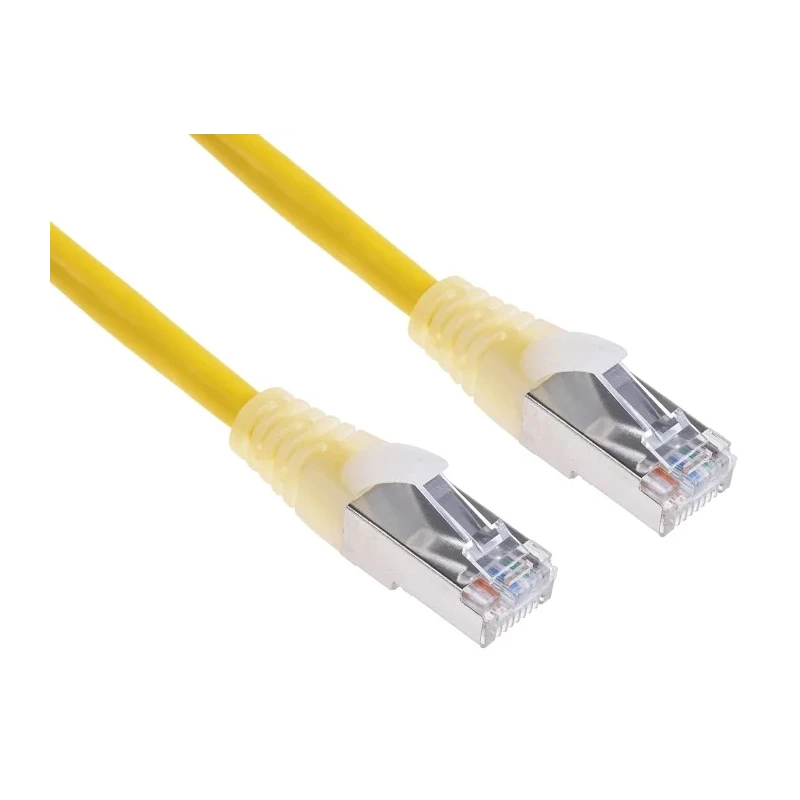 RS PRO Cat5e Ethernet Cable 10 m Yellow RJ45 Male to RJ45 Male F/UTP PVC 556-994