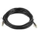 RS PRO Cat5e Ethernet Cable RJ45 Male to RJ45 Male 5 m Black Shielded PVC 556-988