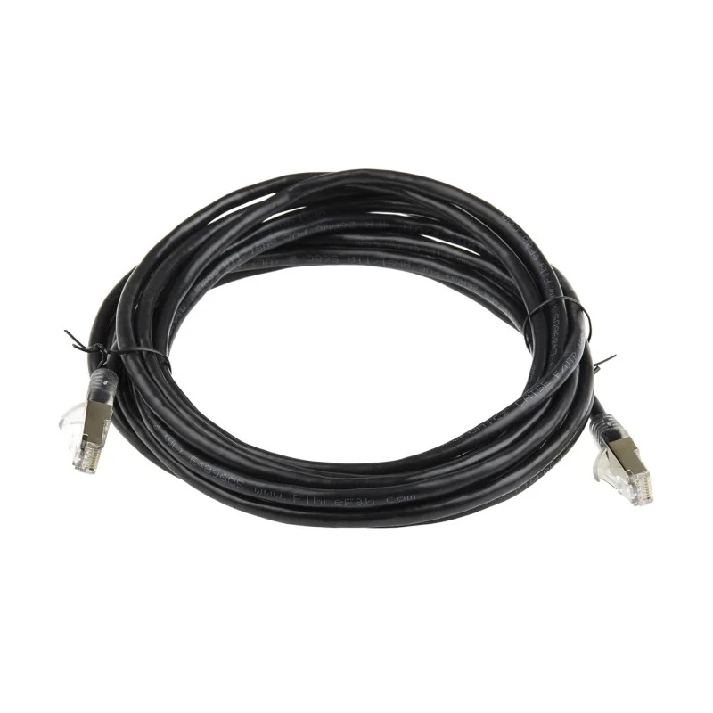 RS PRO Cat5e Ethernet Cable RJ45 Male to RJ45 Male 5 m Black Shielded PVC 556-988