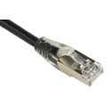 RS PRO Cat5e Ethernet Cable RJ45 Male to RJ45 Male 5 m Black Shielded PVC 556-988
