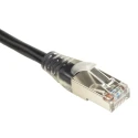 RS PRO Cat5e Ethernet Cable RJ45 Male to RJ45 Male 5 m Black Shielded PVC 556-988